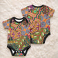 Traditional Ethnic African Vintage Motifs Baby Onesie