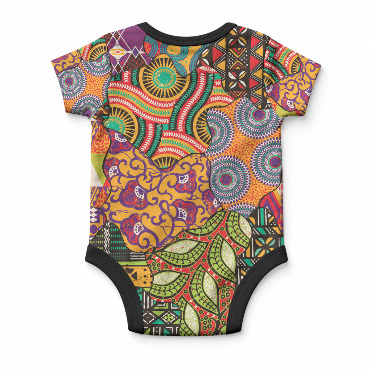 Traditional Ethnic African Vintage Motifs Baby Onesie