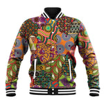 Traditional Ethnic African Vintage Motifs Baseball Jacket