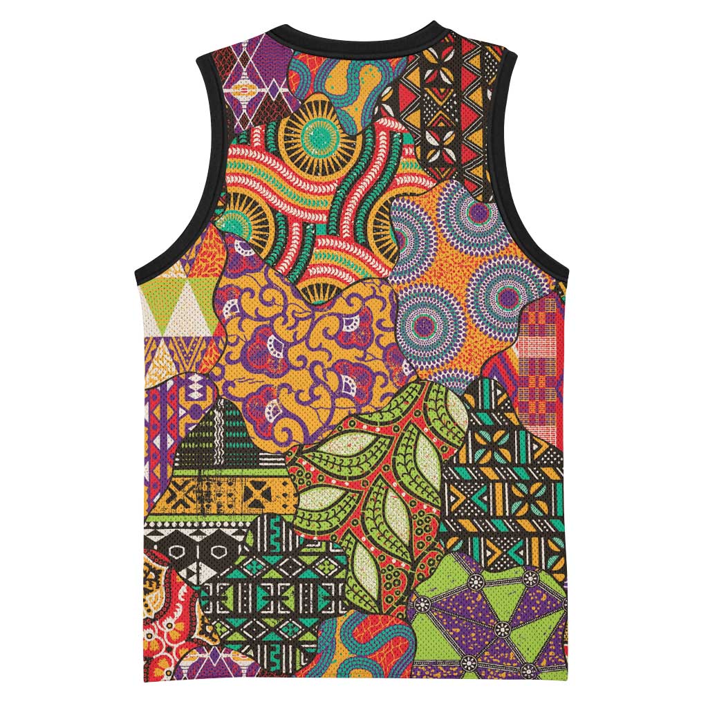 Traditional Ethnic African Vintage Motifs Basketball Jersey LT9