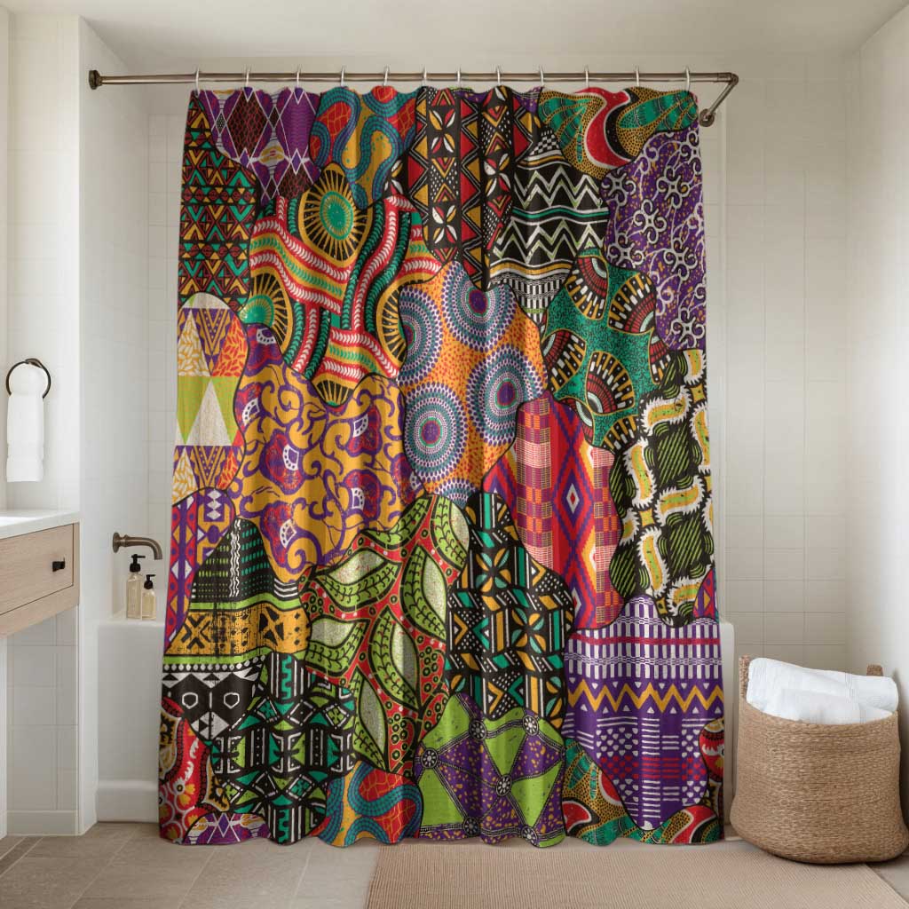 Traditional Ethnic African Vintage Motifs Bathroom Set