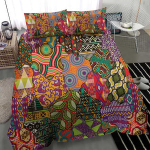 Traditional Ethnic African Vintage Motifs Bedding Set