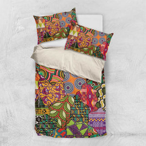 Traditional Ethnic African Vintage Motifs Bedding Set