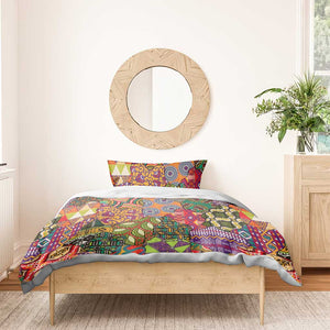 Traditional Ethnic African Vintage Motifs Bedding Set