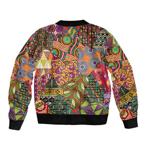 Traditional Ethnic African Vintage Motifs Bomber Jacket