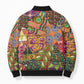 Traditional Ethnic African Vintage Motifs Bomber Puffer Jacket