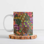 Traditional Ethnic African Vintage Motifs Ceramic Mug