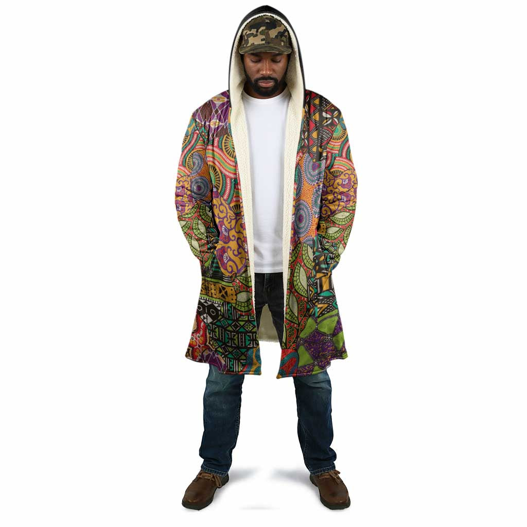Traditional Ethnic African Vintage Motifs Cloak