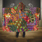 Traditional Ethnic African Vintage Motifs Hooded Blanket