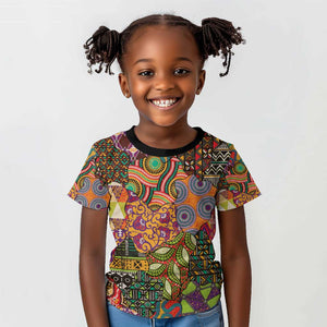 Traditional Ethnic African Vintage Motifs Kid T shirt