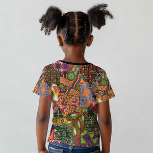 Traditional Ethnic African Vintage Motifs Kid T shirt