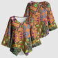 Traditional Ethnic African Vintage Motifs Kimono Sleeve Blouse