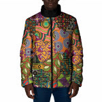 Traditional Ethnic African Vintage Motifs Padded Jacket