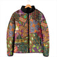 Traditional Ethnic African Vintage Motifs Padded Jacket