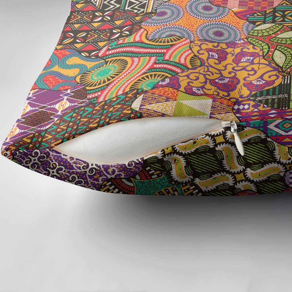 Traditional Ethnic African Vintage Motifs Pillow Cover