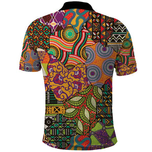 Traditional Ethnic African Vintage Motifs Polo Shirt