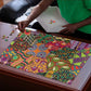 Traditional Ethnic African Vintage Motifs Puzzle
