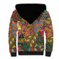 Traditional Ethnic African Vintage Motifs Sherpa Hoodie