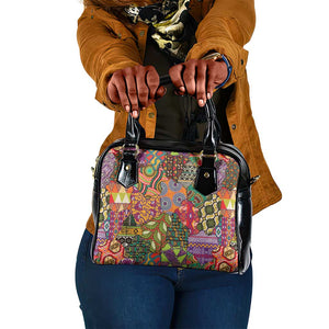 Traditional Ethnic African Vintage Motifs Shoulder Handbag