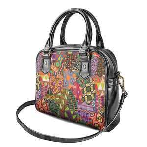 Traditional Ethnic African Vintage Motifs Shoulder Handbag