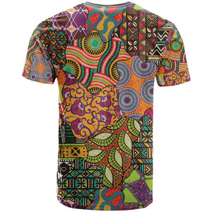 Traditional Ethnic African Vintage Motifs T shirt