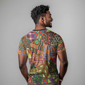 Traditional Ethnic African Vintage Motifs T shirt