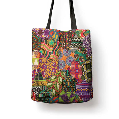 Traditional Ethnic African Vintage Motifs Tote Bag