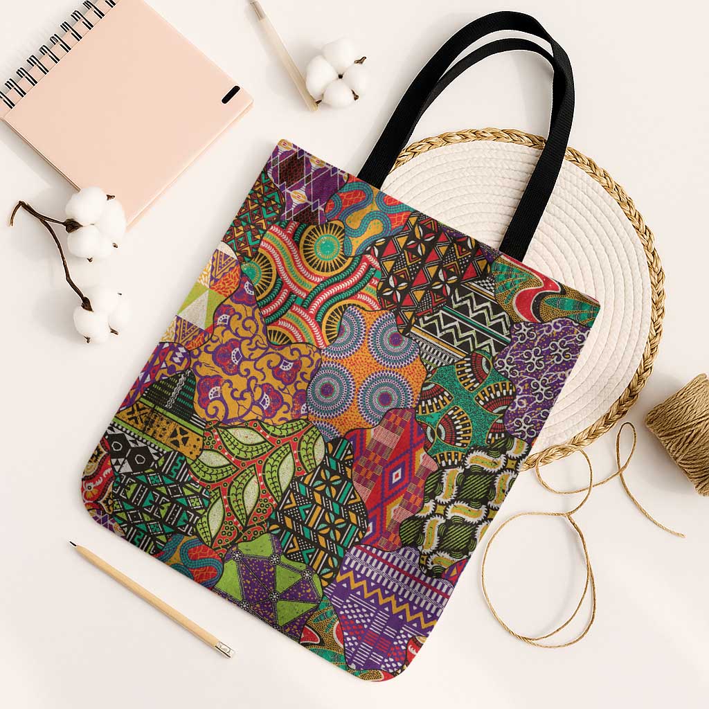 Traditional Ethnic African Vintage Motifs Tote Bag