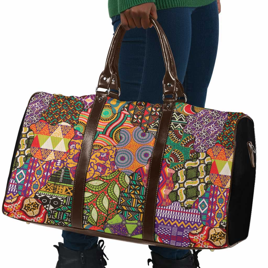Traditional Ethnic African Vintage Motifs Travel Bag