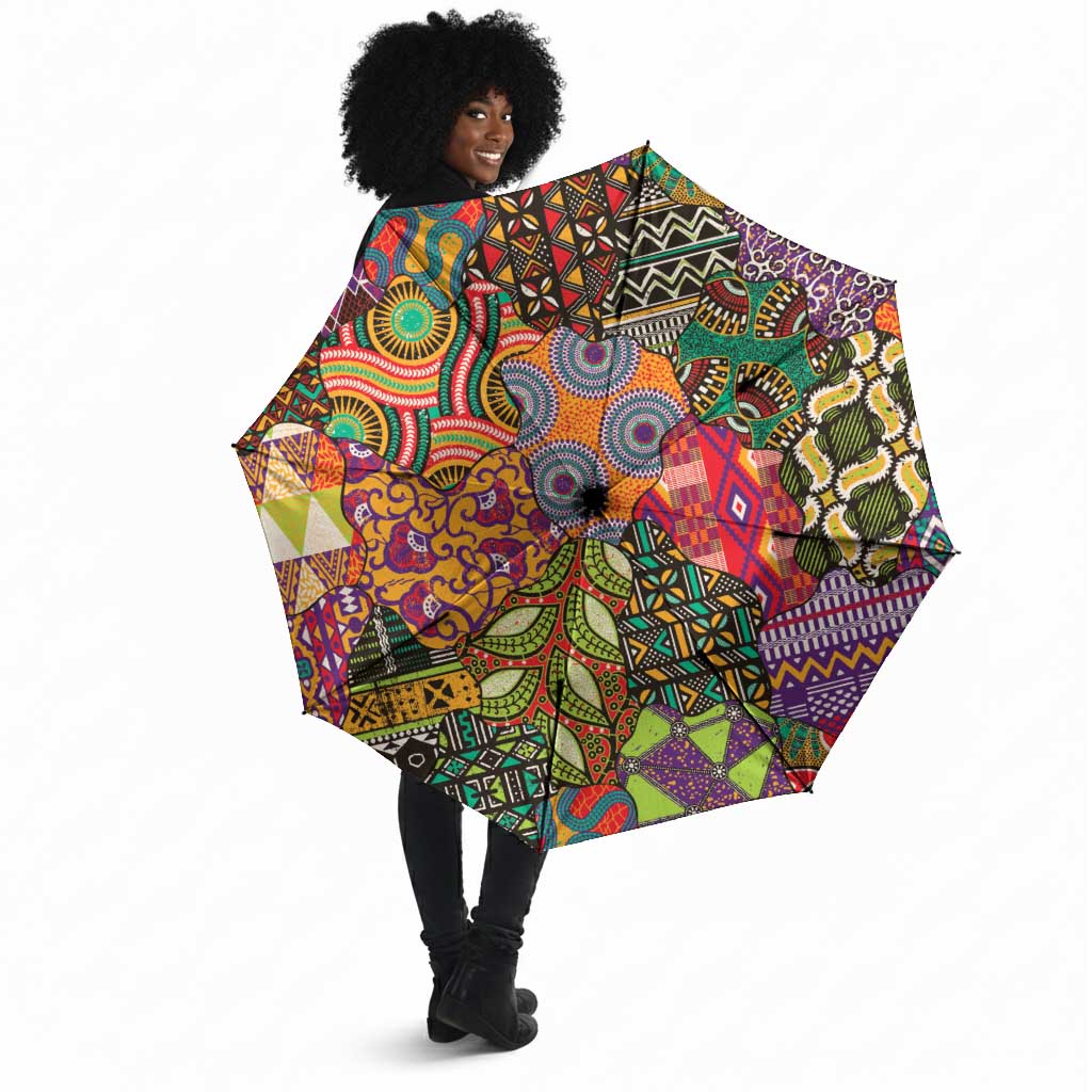 Traditional Ethnic African Vintage Motifs Umbrella