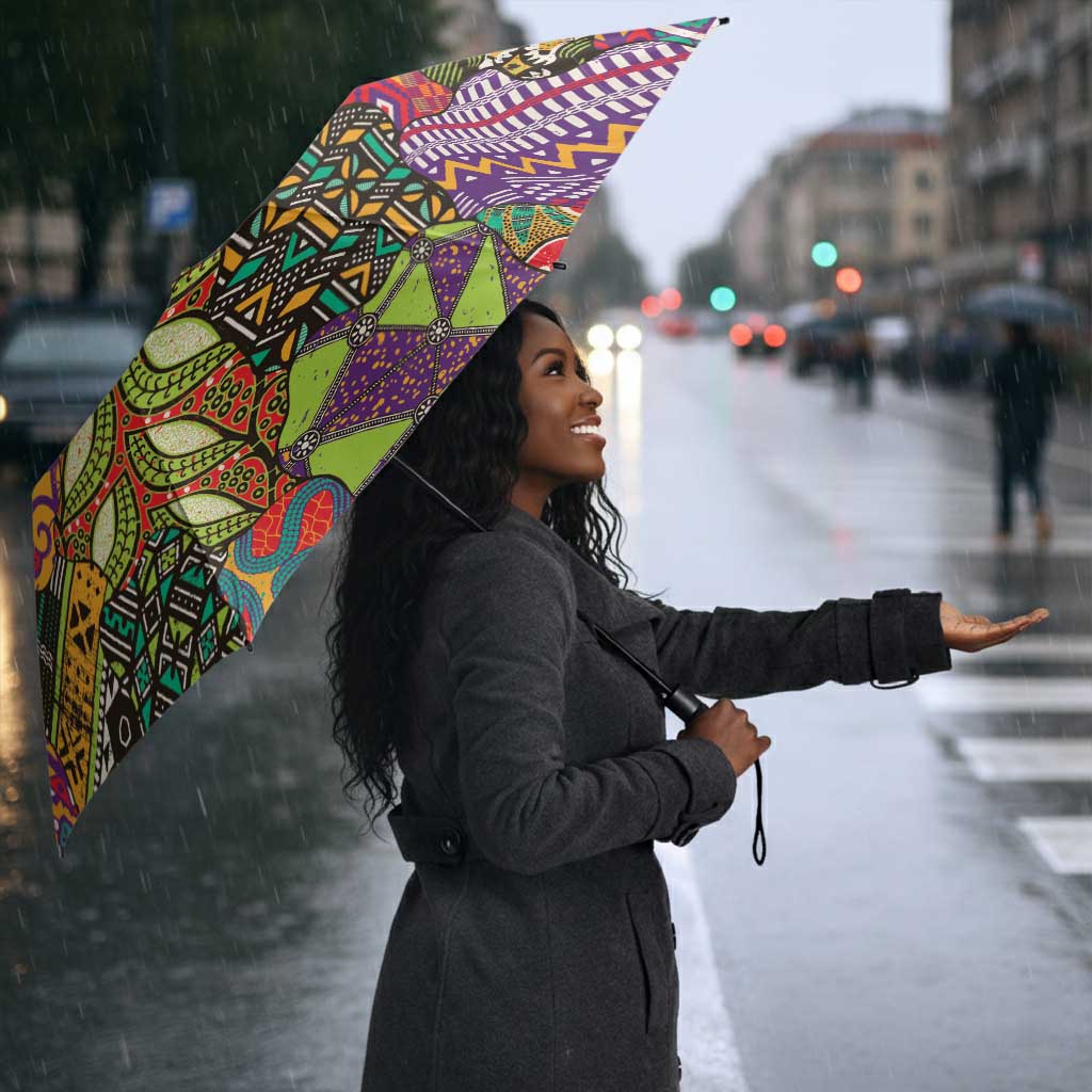 Traditional Ethnic African Vintage Motifs Umbrella