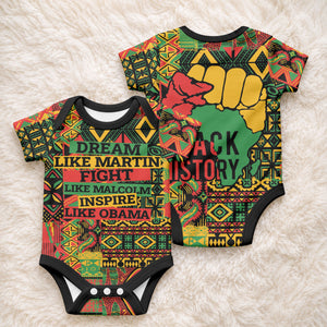 Black History Black Month Dream Like Baby Onesie