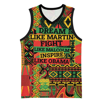Black History Black Month Dream Like Basketball Jersey LT9