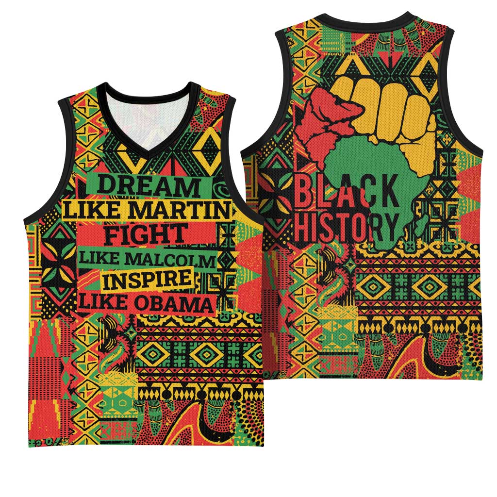 Black History Black Month Dream Like Basketball Jersey LT9
