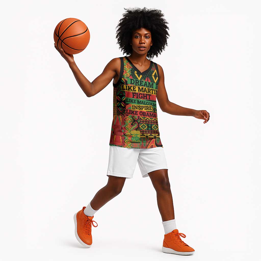 Black History Black Month Dream Like Basketball Jersey LT9