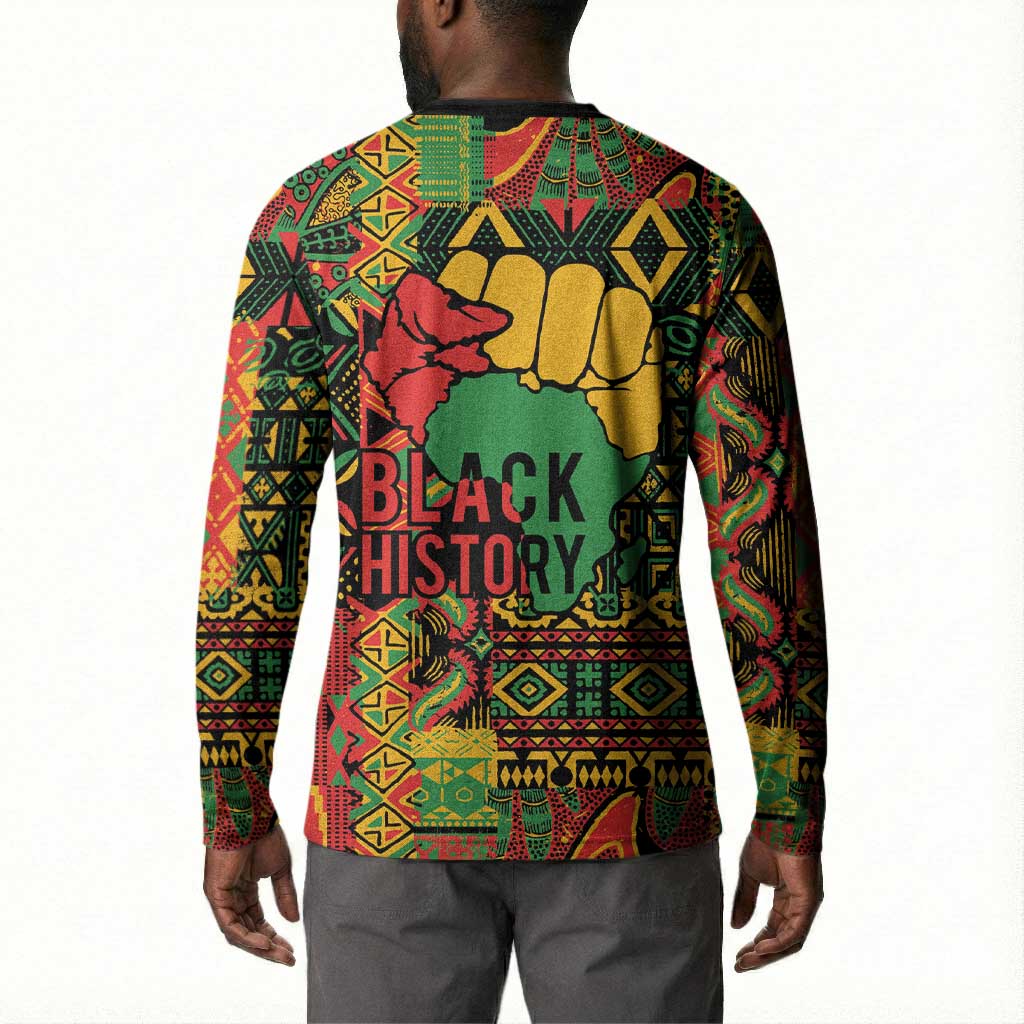 Black History Black Month Dream Like Button Sweatshirt