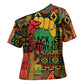 Black History Black Month Dream Like Cross Shoulder Shirt