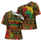 Black History Black Month Dream Like Cross Shoulder Shirt