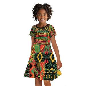 Black History Black Month Dream Like Kid Short Sleeve Dress