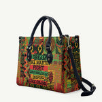 Black History Black Month Dream Like Leather Bag