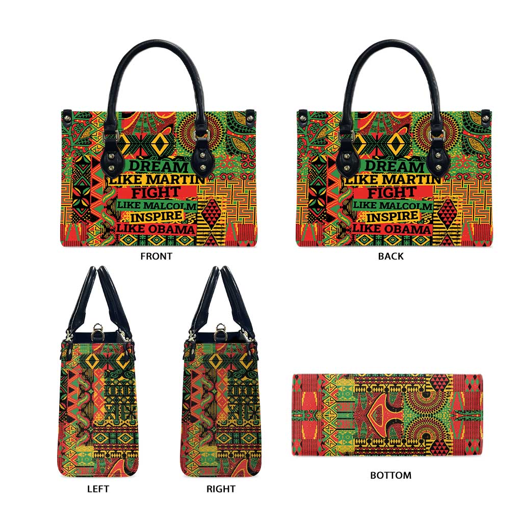 Black History Black Month Dream Like Leather Bag