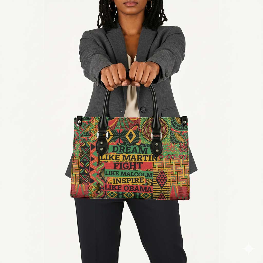 Black History Black Month Dream Like Leather Bag
