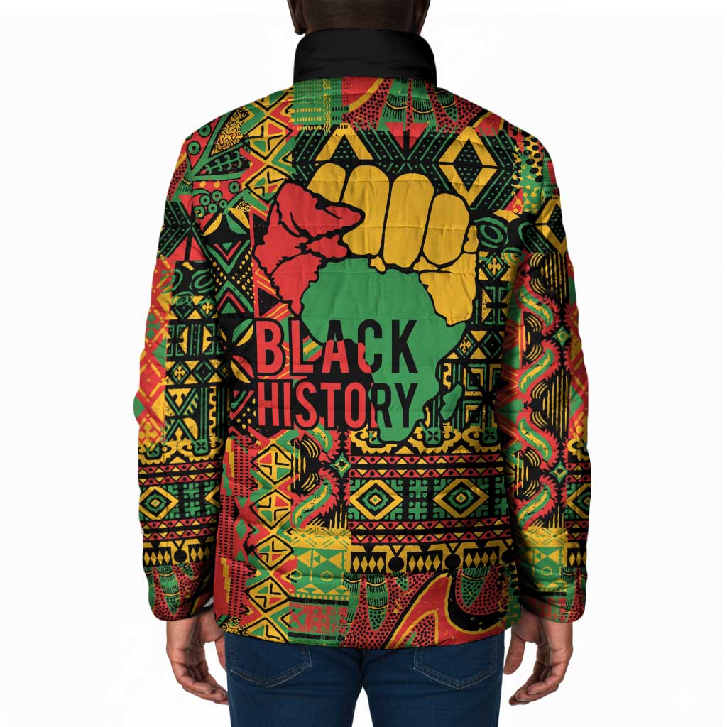Black History Black Month Dream Like Padded Jacket