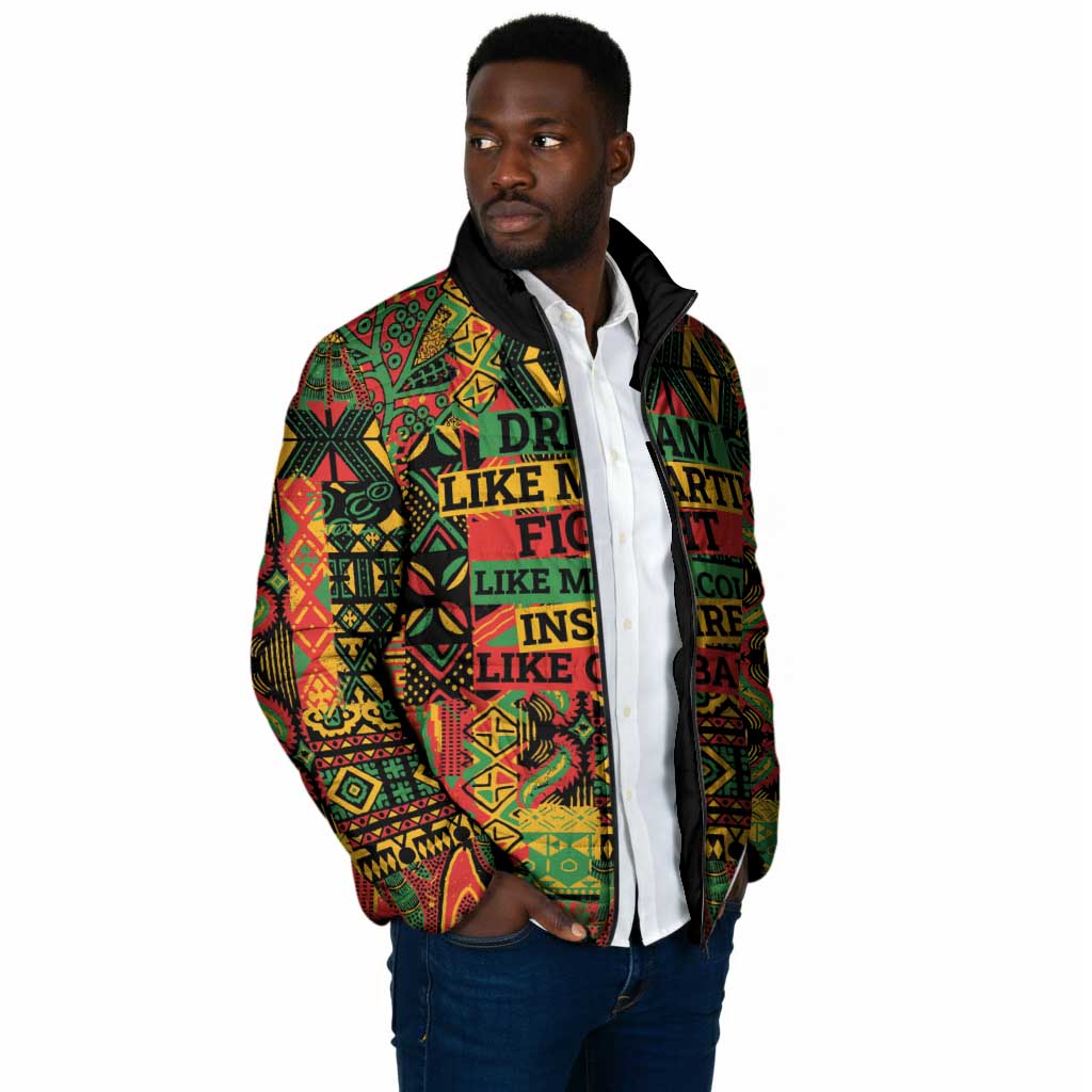 Black History Black Month Dream Like Padded Jacket