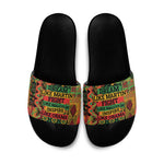 Black History Black Month Dream Like Slide Sandals