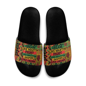 Black History Black Month Dream Like Slide Sandals