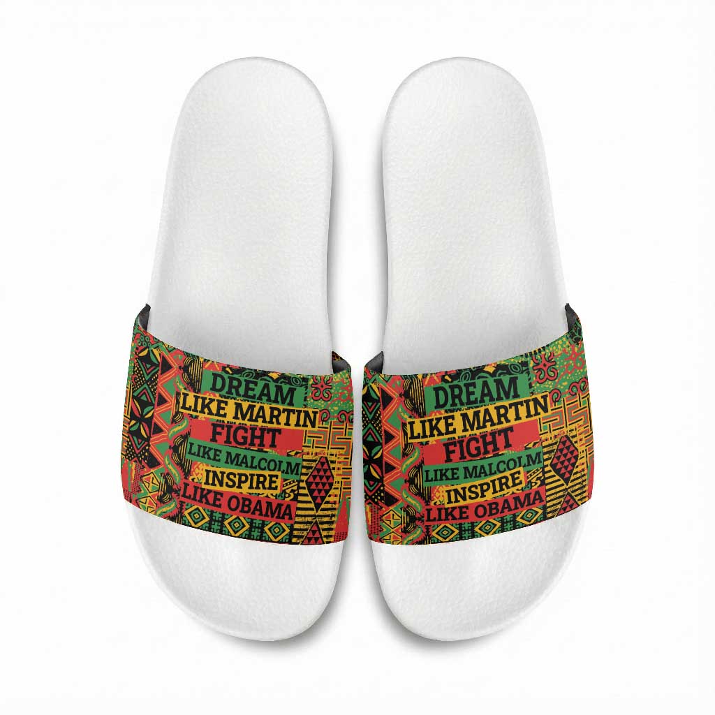 Black History Black Month Dream Like Slide Sandals