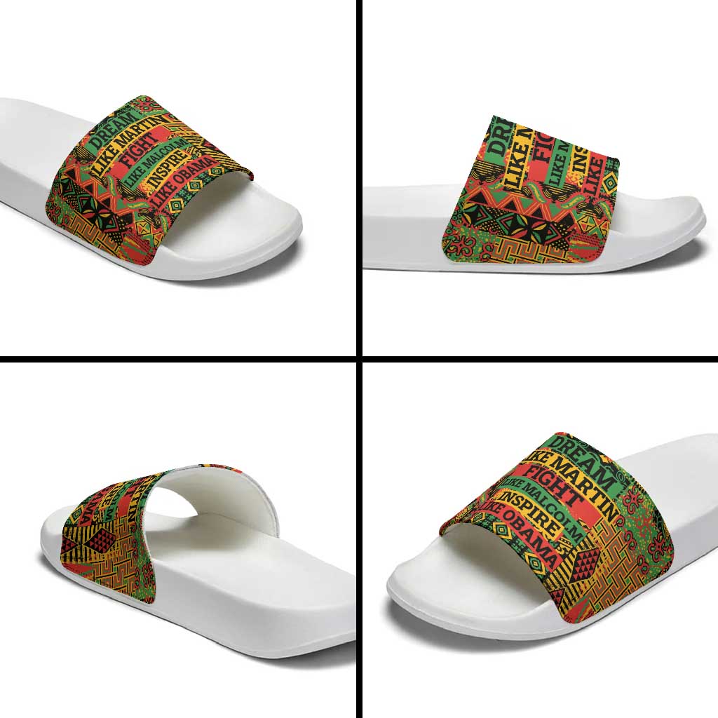 Black History Black Month Dream Like Slide Sandals