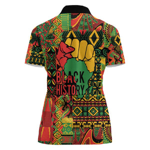 Black History Black Month Dream Like Women Polo Shirt