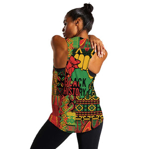 Black History Black Month Dream Like Women Racerback Tank